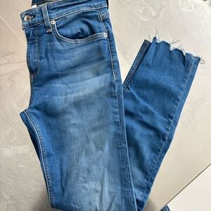 Rag&Bone Cate mid rise ankle skinny jeans size 26 (color: flint)
